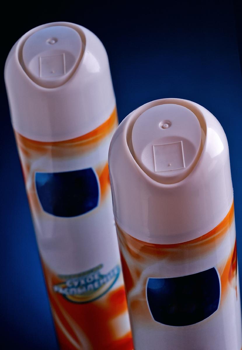 Applying deodorant
