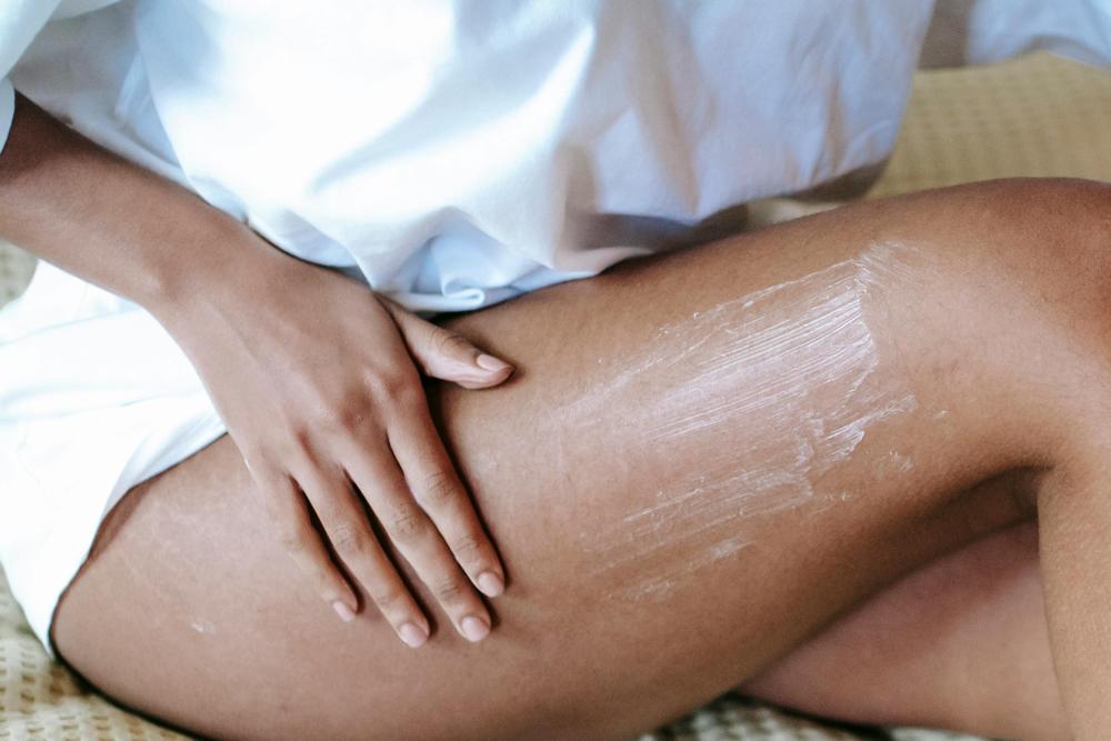 Shaved leg