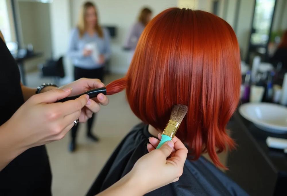 glossy hair