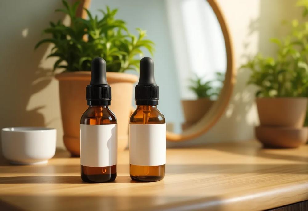 skincare setup